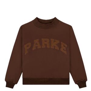 Parke Tonal Chocolate Mockneck